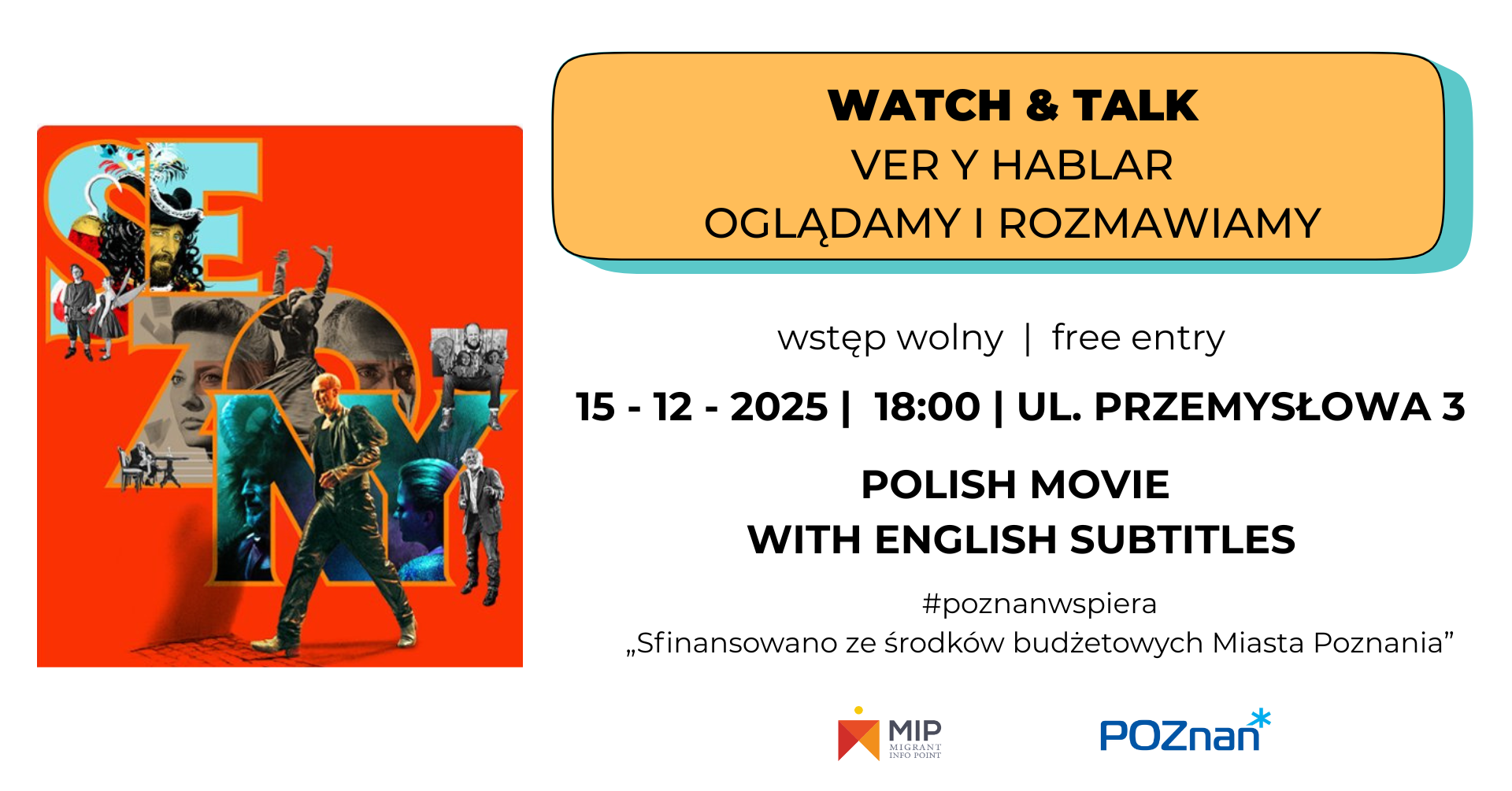 WATCH & TALK / WE WATCH AND TALK